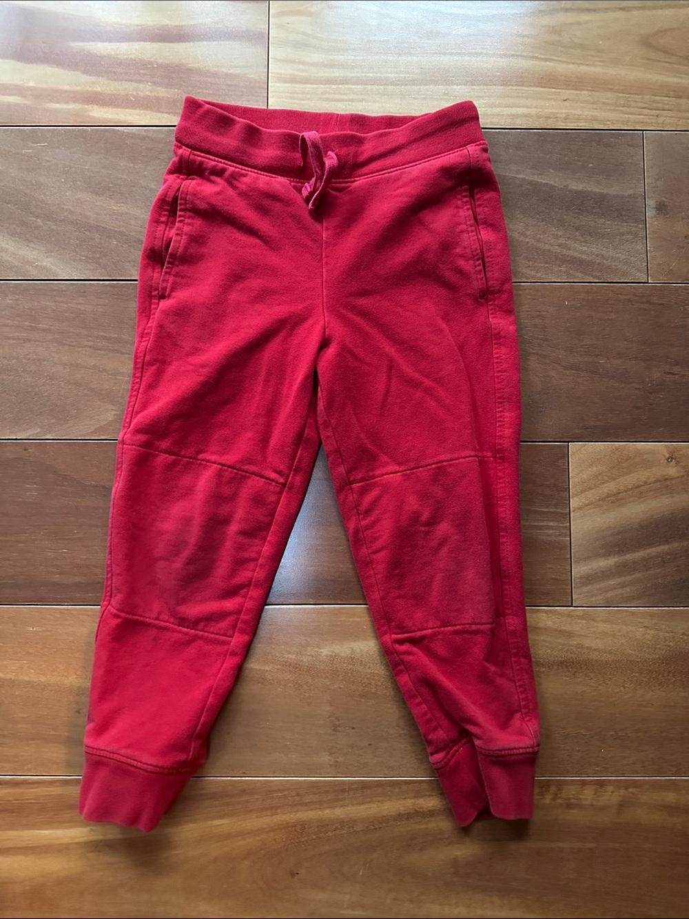 Primary Kids Red Jogger Pants 4T